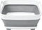Kitchen Details Collapsible Wash Basin Self Draining Design Large Flexible Space Saver for Home Cleaning White