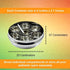 7 8 8 3 Inches Large Stainless Steel Masala Dabba Spice Container Box with Shelves x x