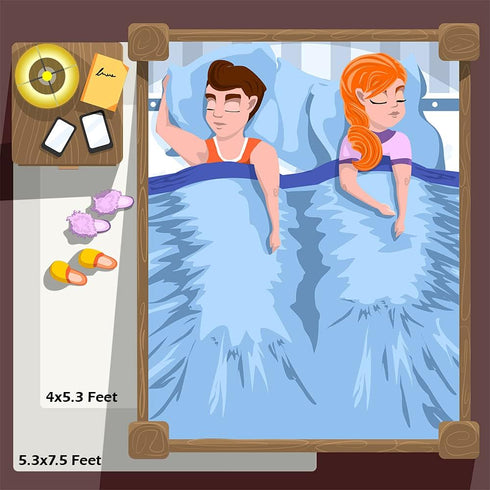 5.3x7.5 Amearea Premium Soft Fluffy Rug Modern Shag Carpet, Feet, Fuzzy Plush Rugs for Living Room Bedroom Kids Room