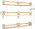 birola 32 inches Set 3,Wood Nursry Shelves of Floating Nursery Book Shelves for Wall,Wall Bookshelves
