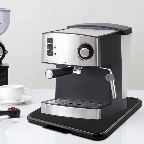 Kitchen Caddy Coffee Maker Sliding Tray, Premium Under Cabinet Appliance Stand for Toaster Blender Air Fryer (13.8"W x
