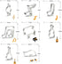Music Note Cookie Cutter Shapes Set, 8 Pieces Stainless Steel for G Clef, Eighth Note, Piano, Violin, Guitar
