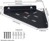 YUjieSTC 3.0mm Rooms(6 Corner Shelf, Aluminum Alloy Corner Shelf Wall Mounted, for Bathrooms,Offices