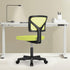 Home Office Chair Mesh Armless Computer Desk Chair, Ergonomic Task Rolling Swivel Chair with Lumbar Support, Green