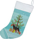 Caroline's Treasures BB2975CS Airedale Terrier Merry Christmas Tree Stocking, Fireplace Hanging Holiday Decorations