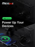 Mesqool Projection Alarm Clock - Loud Vibrating Alarm Clock for Heavy Sleepers with USB Charging Port
