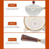 Cabilock 1 Pc Side Pot Ceramic Tea Maker, 360 Rotation Teapot for Flower Tea and Coffee Drinks