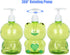 EaicsLaif Countertop 500ml) Hand Soap Dispenser Plastic Frog Soap Dispenser Kids Cute Pump Liquid Sanitizer Bottle
