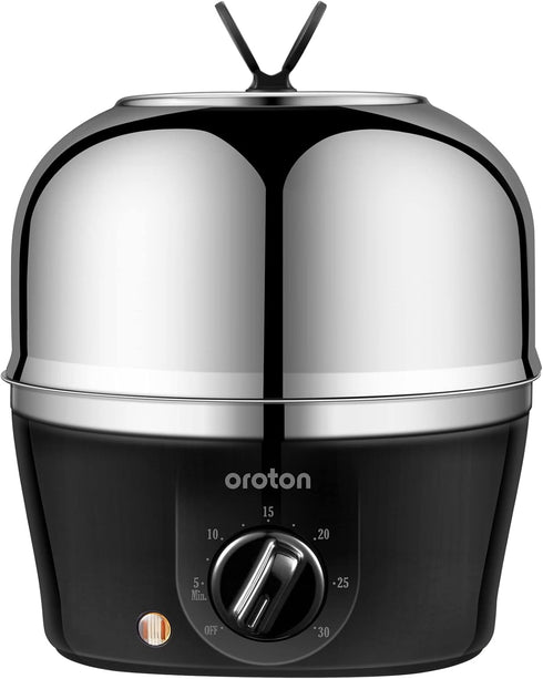 Oroton 304 stainless steel inside and outside Rapid Egg Cooker, 9 Egg