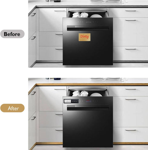 Dishwasher Magnet Clean Dirty Sign, Essential Magnetic Dish Washer Signs for Kitchen, Gift for New Home