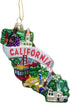 Kurt Adler Glass California Ornament, 5-Inch for Christmas