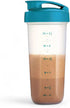 Tupperware Quick Shake Shaker Blender 20 oz Capacity in Teal Blue by Tupperware