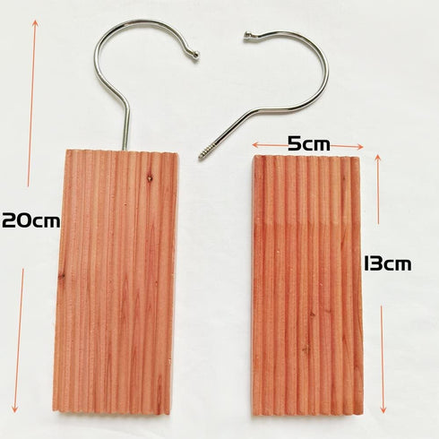 5pcs Cedar Planks Cedar Blocks for Clothes Storage, Aromatic Cedar Hang Ups Hanger Closet Freshener for Clothes