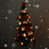 Mini Star Lantern with Flickering LED - Set of 6 Copper Brushed Decorative Hanging Light for Indoor Use