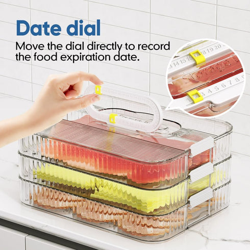 Moryimi Deli Meat Container for Fridge Organizers and Storage, Lunch Meat Container for Refrigerator Organizing, Deli