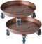 FLRISNTIG 10" Heavy Duty Plant Dolly with Wheels, 160lbs Metal Rolling Plant Stand