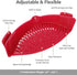 YEVIOR Clip-On Strainer for Pots and Pans, Hands-Free Silicone Food Strainer for Spaghetti, Fits All Bowls and Pots