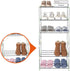 Closet (3-Tier, Small Shoe Rack, Narrow Stackable Shoe Shelf Organizer for Entryway, Doorway and Bedroom Green)