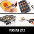 GORILLA GRIP Stainless Steel Cookie Scoop, 2 TBSP, Multipurpose Melon Baller and Meatball Spring Scoops, Black