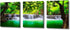 TFIAVSIN House Wall Decor, Tropical Beautiful Waterfall Paintings Wall Art for Living Room, 3 Piece Canvas