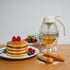 Ahhute Honey Dispenser, No Drip Glass Maple Syrup Dispenser with Stand, Reusable Honey Jars, Easy Pour Honey Pot