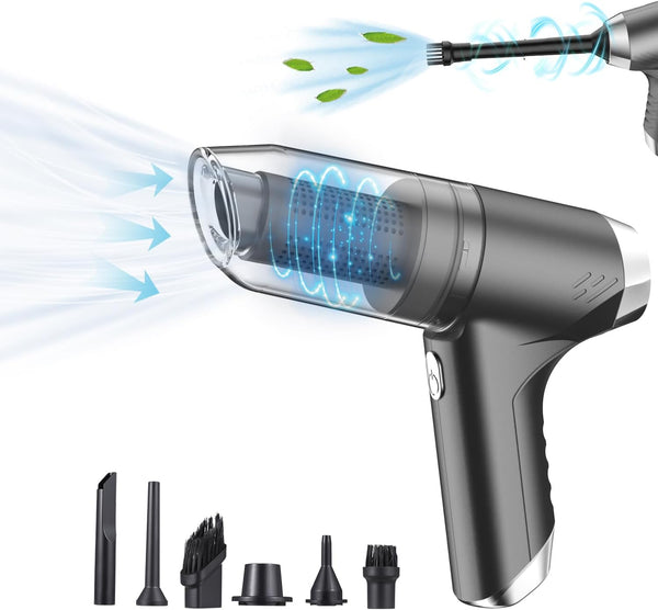 Kavolet Handheld Car Vacuum Cleaner and Blower, 19000Pa Cordless High Power, 3 In 1 Dust Buster & Air Blower