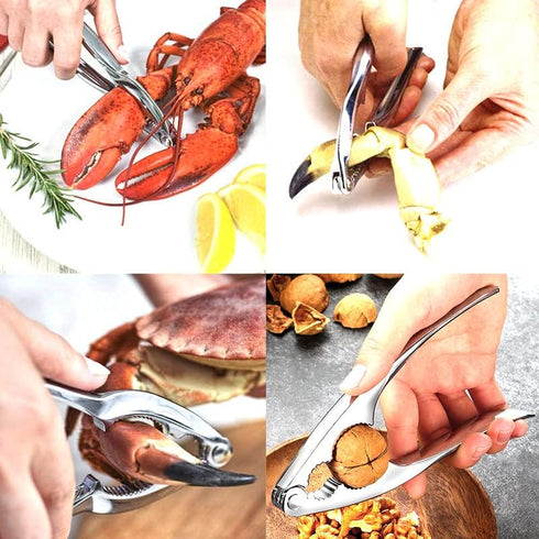 ShengTu 3+10 Pack Crab Leg Crackers and Tools - Premium No Rust Lobster Crackers & Seafood Forks,Nut Crackers Crab Leg