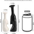 KAVRIL Set 2 Heart Shaped Small Ceramic Vases of Home Decor Boho Vase Modern Matte Flower Vase Minimalist Decorative