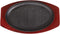 Steak Plate Griddle Pan - 8 Inch Non Stick Stove Top Grilling Pan for Steak, Bacon, Veggies, Fish, Cast Iron Set