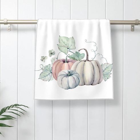 DADABULIU Hand Towel Pumpkin - Autumn Fall Face Washcloths, 27.5 x 15.7 Inch Microfiber Quick Dry Kitchen Cloth
