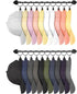 Viklluyr Hat Rack for Baseball Cap Storage, Modern Metal Hat Organizer with 20 Hooks, Set of 2