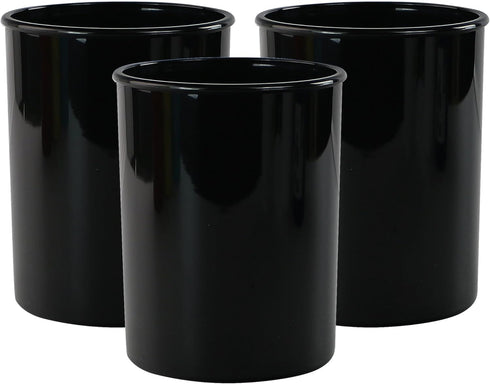 Reston Lloyd Small Utensil Holders, 3-Piece Set, Multipurpose Cookware Storage Crock, Durable BPA-Free Plastic