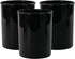 Reston Lloyd Small Utensil Holders, 3-Piece Set, Multipurpose Cookware Storage Crock, Durable BPA-Free Plastic