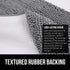 Gorilla Grip Bathroom Rug Sets - Soft Chenille 2 Piece Area Rugs, 30"x20" Carpet, Toilet Base Mat, Grey