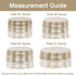 Hiasan Round Tablecloth 70 Inch, Waterproof Stain Resistant Polyester Fabric Table Cloth for Dining Room
