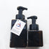 Foaming Soap Dispensers Pump-Bottles Pack of 2 (250 ml + 450 ml) for Kitchen, Bathroom, Brown