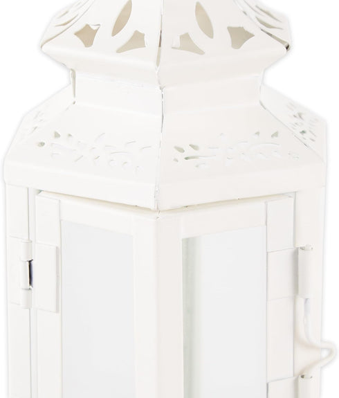 Accent Plus Indoor Lantern, Decorative Outdoor Christmas Candle Lantern, 3.75 x 3.25 x 8 Inches