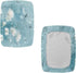 Set 2 Dragonfly Flower Bar Stool Covers of Bench Covers Slipcover Rectangle Light Blue Stretch Vanity Cover Bar Stools