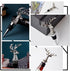 Wine Bottle Stopper with Airtight Seal, Decorative Deer Stainless Steel Antlers for Wine & Beverage