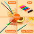 Lazycorner 16 Pcs Short Metal Straw - 6mm 5.5" 6.5" Kids Reusable Straws with Silicone Tips and Cleaner, Rainbow