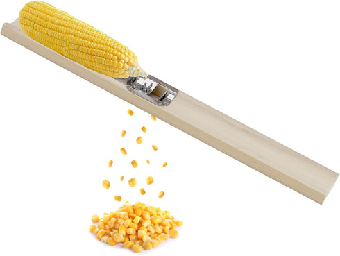 Harold Import Company 101-p Lee Adjustable Wooden Corn Cutter
