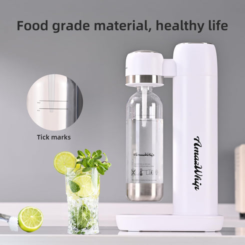 1L CO2 Sparking Water Maker, Household Portable Bubble Water Machine With Water Bottle, Soda Maker Machine