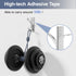 Adhesive Wall Hook for Towel/Coat, Extra Sticky 10LB Stainless Stick on Hanger for Bath or Shower, Matt Silver 4-Pack
