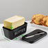 Large Plastic Butter Dish With Lid And Knife,Food Grade PP Butter Holder Keeper With Cover For Kitchen Refrigerator