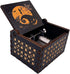 Youtang Hand Crank Music Box, Halloween Christmas Laser Engraved Wood Musical Box Gift for Christmas, Birthday,