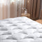 WhatsBedding Waterproof King Size Mattress Pad, Cotton Top Down Alternative Filling Quilted Mattress Topper Cover