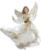 Kurt Adler J6064 Ornament in Ivory, White, Gold