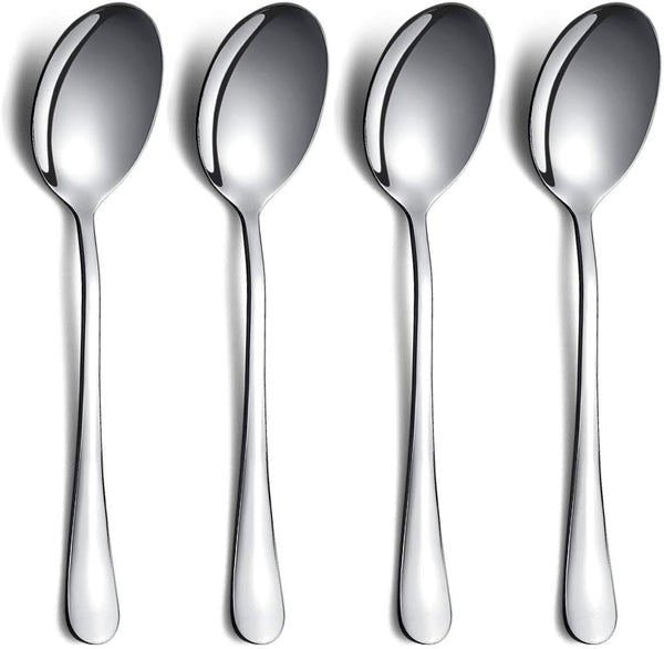Kyraton Serving Spoons Set of 4, Stainless Steel Solid Serving Utensils, Serving Set Packing