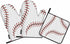 Baseball Stitches Oven Mitts and Pot Holders Set, Softball Laces Design Heat Resistant 3pcs for Baking