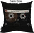 Mugod Retro Audio Cassette Throw Pillow, 80s Music Record Player Cushion Cover, 18x18 Inch for Home Decorative